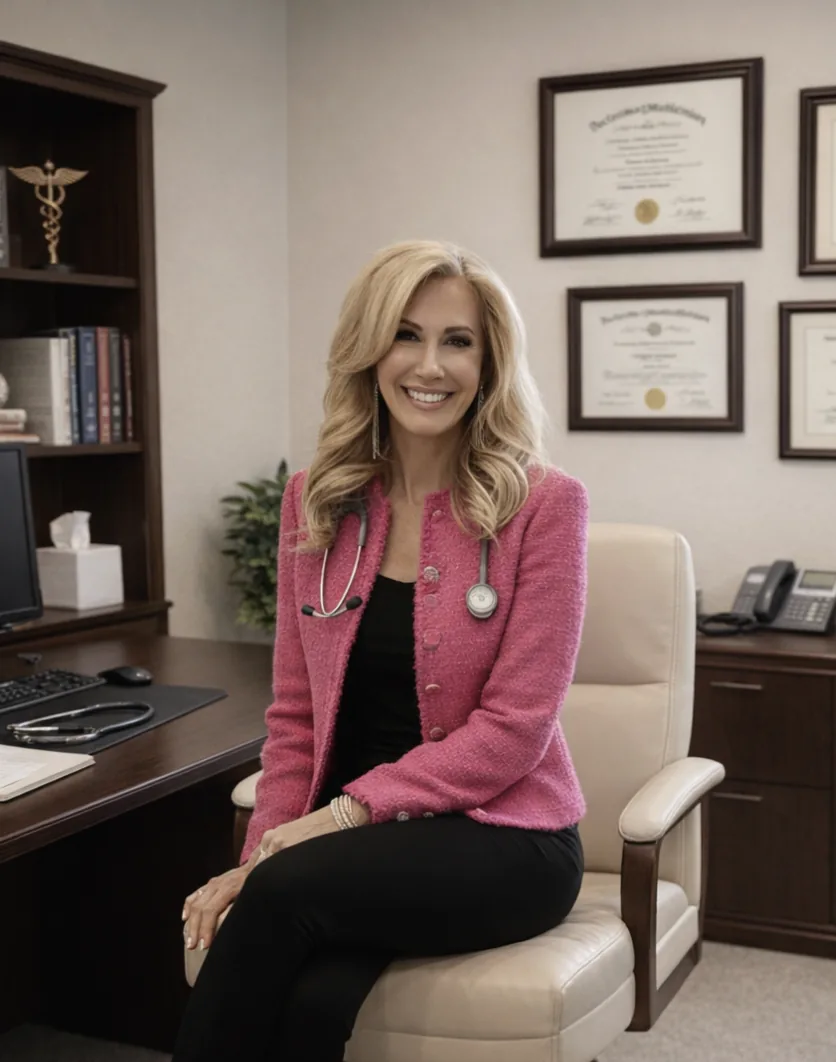 Dr. Tammy Tucker in her office at Healing Art Centers
