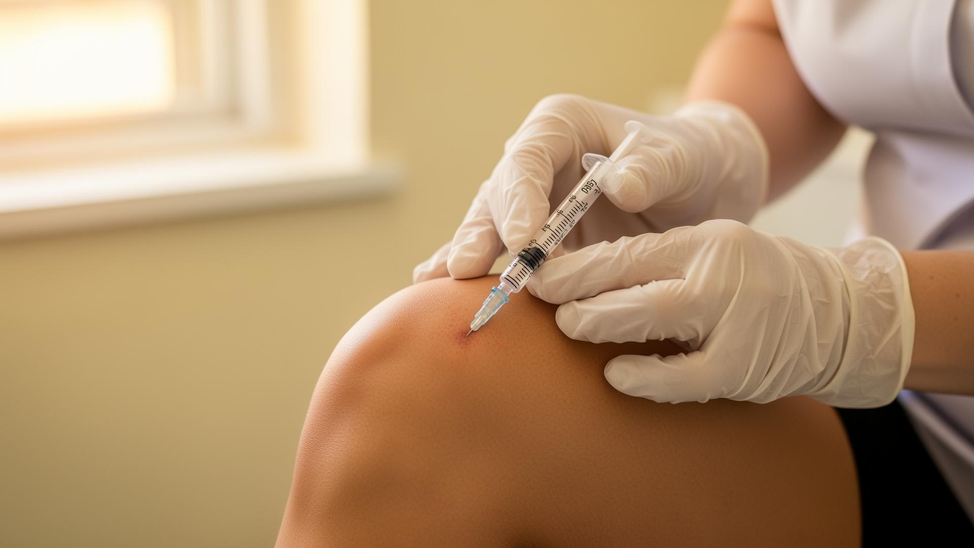 PRF injection treatment for joint pain