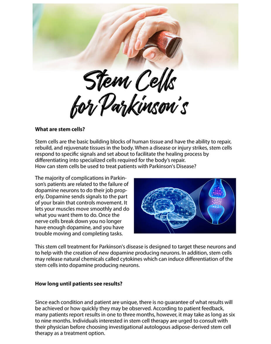 Stem Cell for Parkinsons